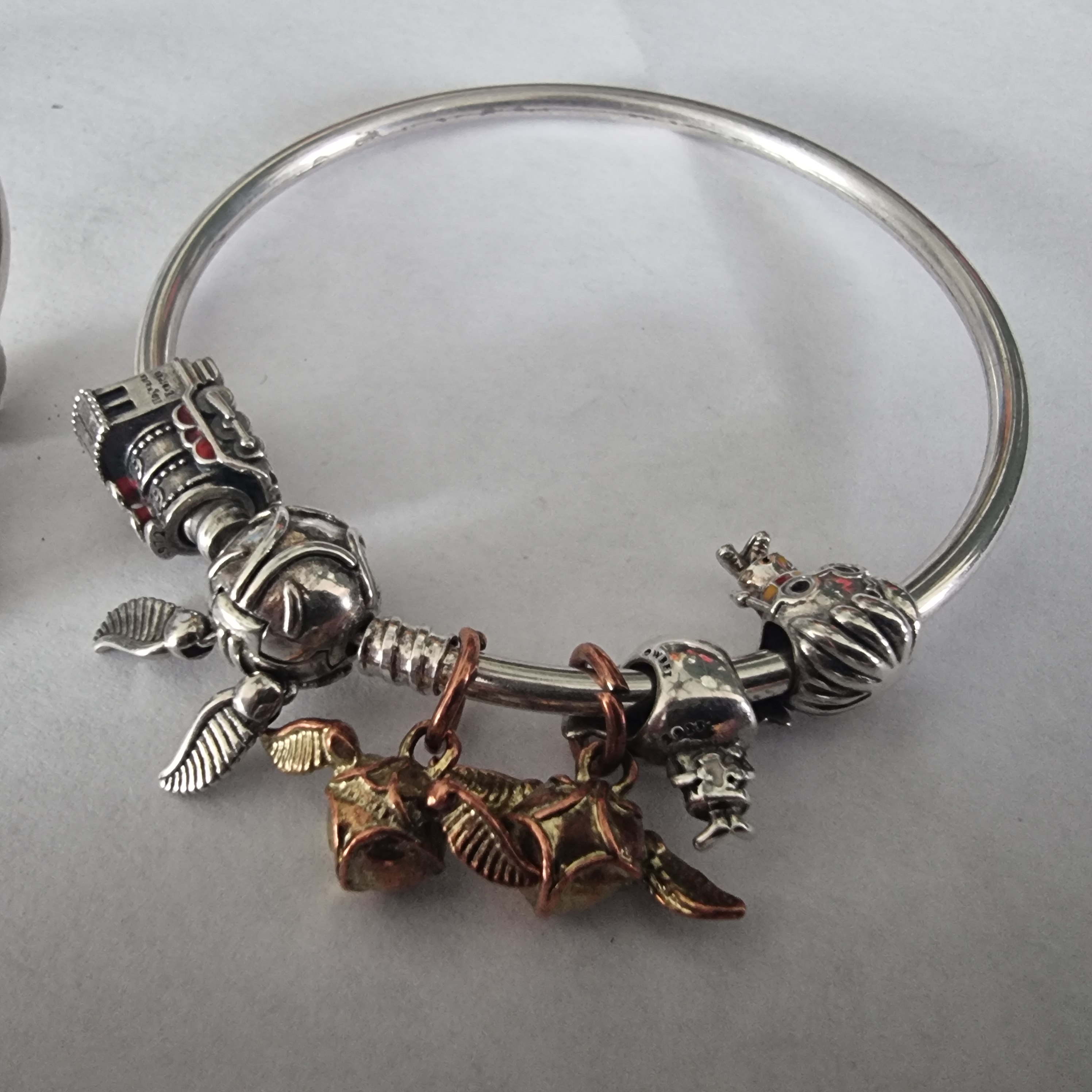 Pandora armbanden Harry Potter Kerst veel bedels maat 21 Pandora armbanden Harry Potter Kerst veel bedels maat 21