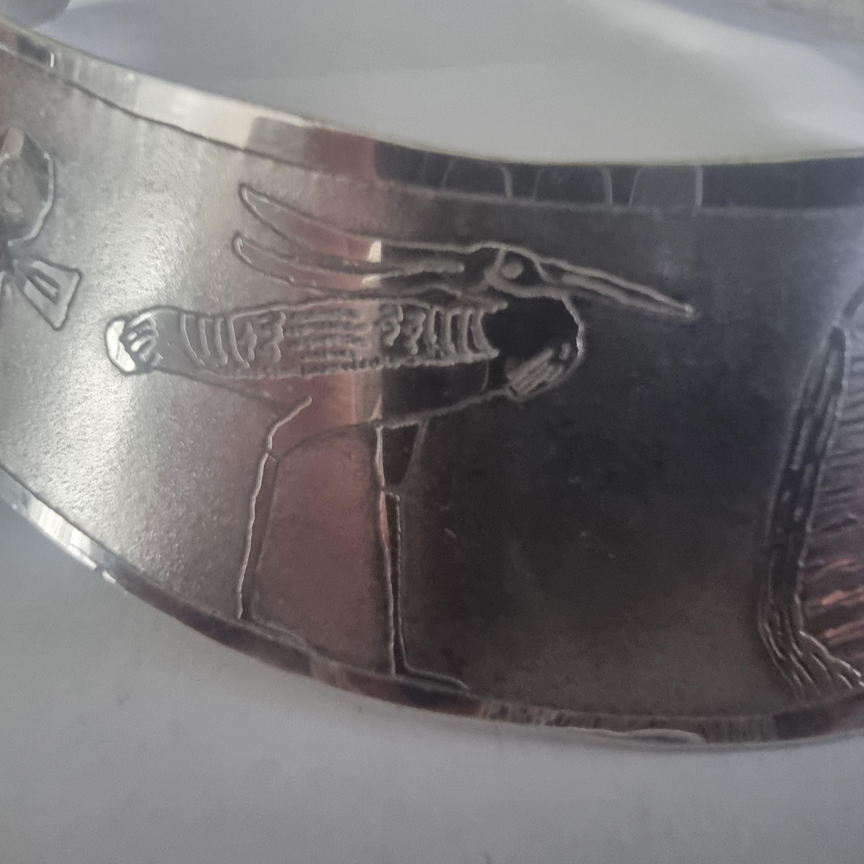 Zilver plate Torque halsband Zilver plate Torque halsband