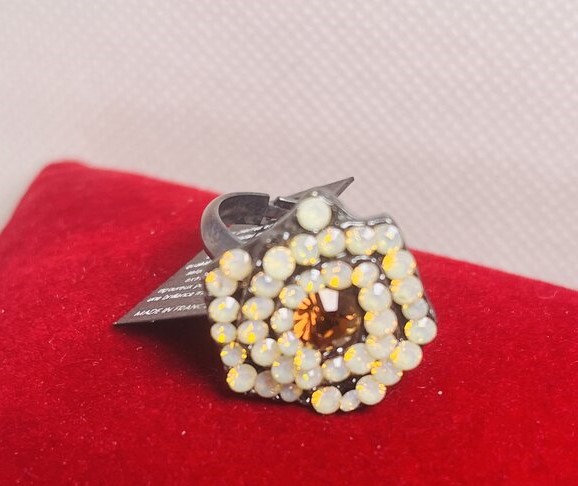 Franse Juweliersring met Swarovski