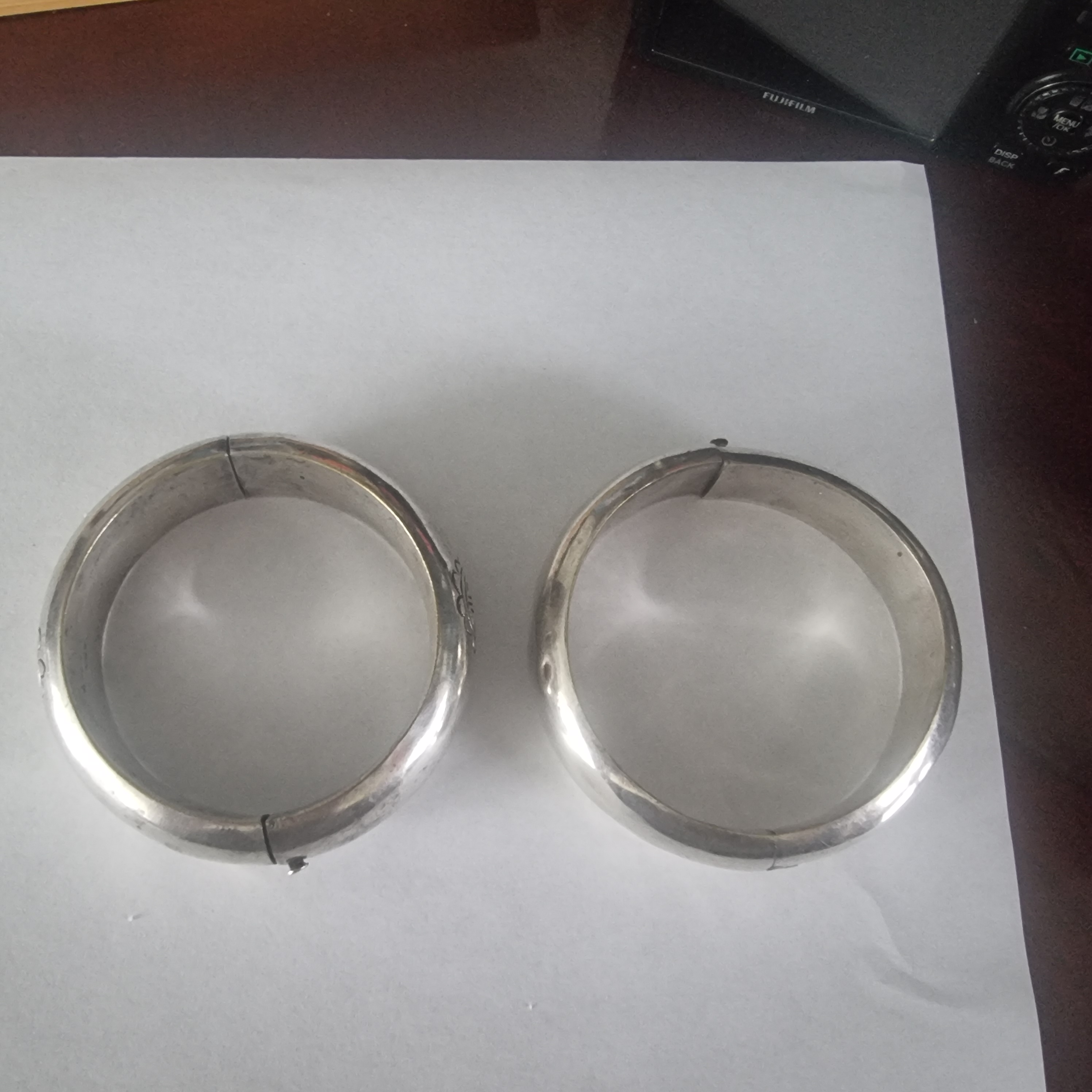 Vintage armband zilver 2 stuks Aziatische armbanden erg mooi