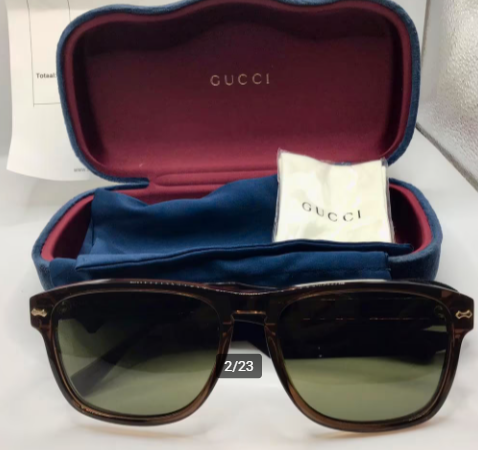 Gucci zonnebril origineel bruin model GG0911S 003 