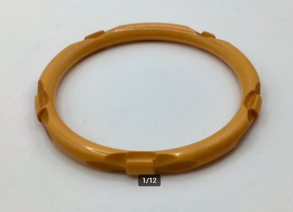 Art Deco armband Bakeliet Butterscotch armband Frankrijk Art Deco armband Bakeliet Butterscotch armband Frankrijk