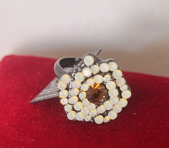 Franse Juweliersring met Swarovski