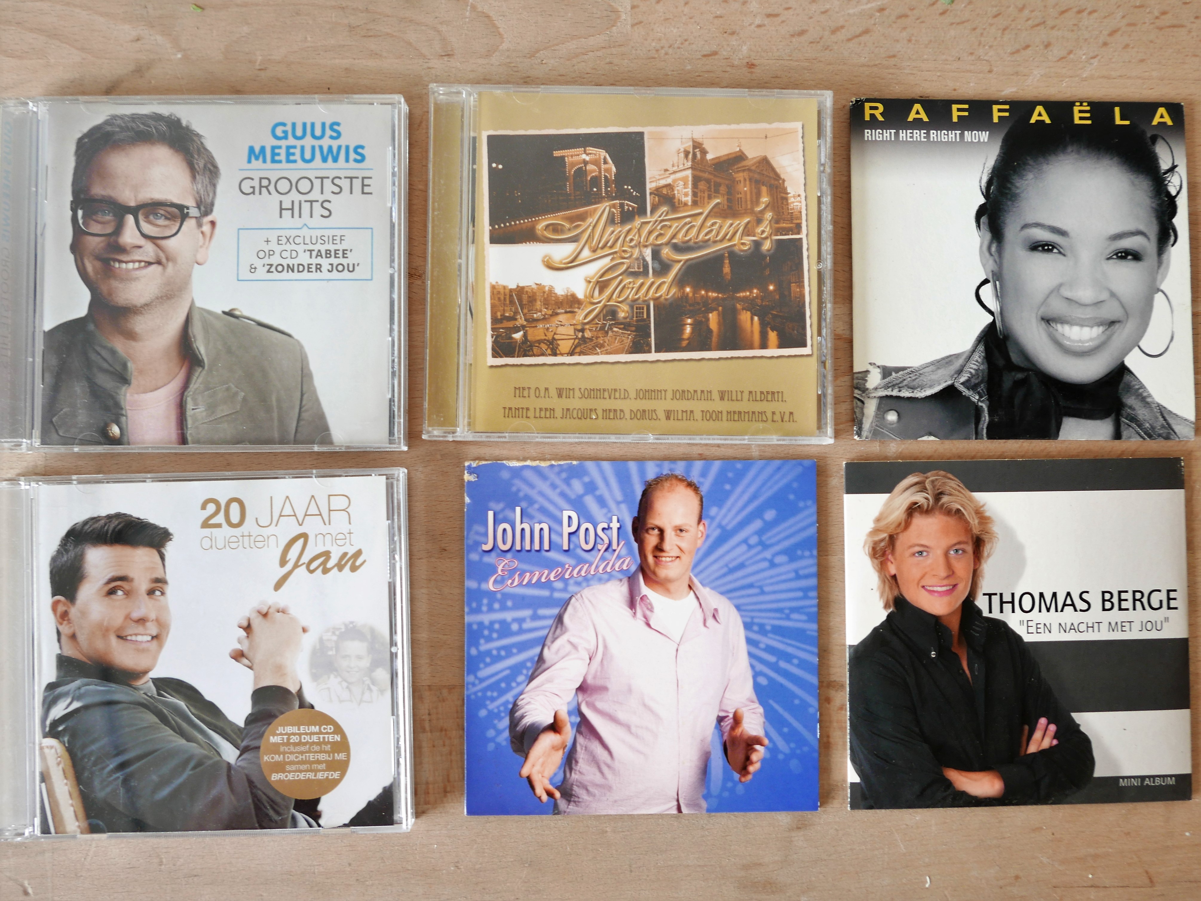 6 diverse Nederlandstalige CD's  