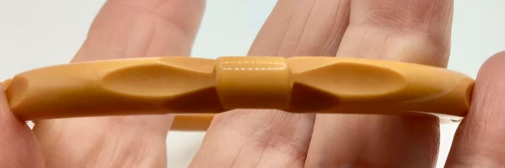 Art Deco armband Bakeliet Butterscotch armband Frankrijk Art Deco armband Bakeliet Butterscotch armband Frankrijk
