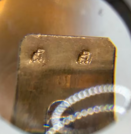 Antieke armband Art Deco armband, gegraveerd met bloemen