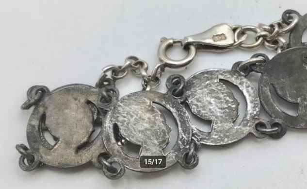 Armband van Wilhelmina dubbeltjes Armband van Wilhelmina dubbeltjes