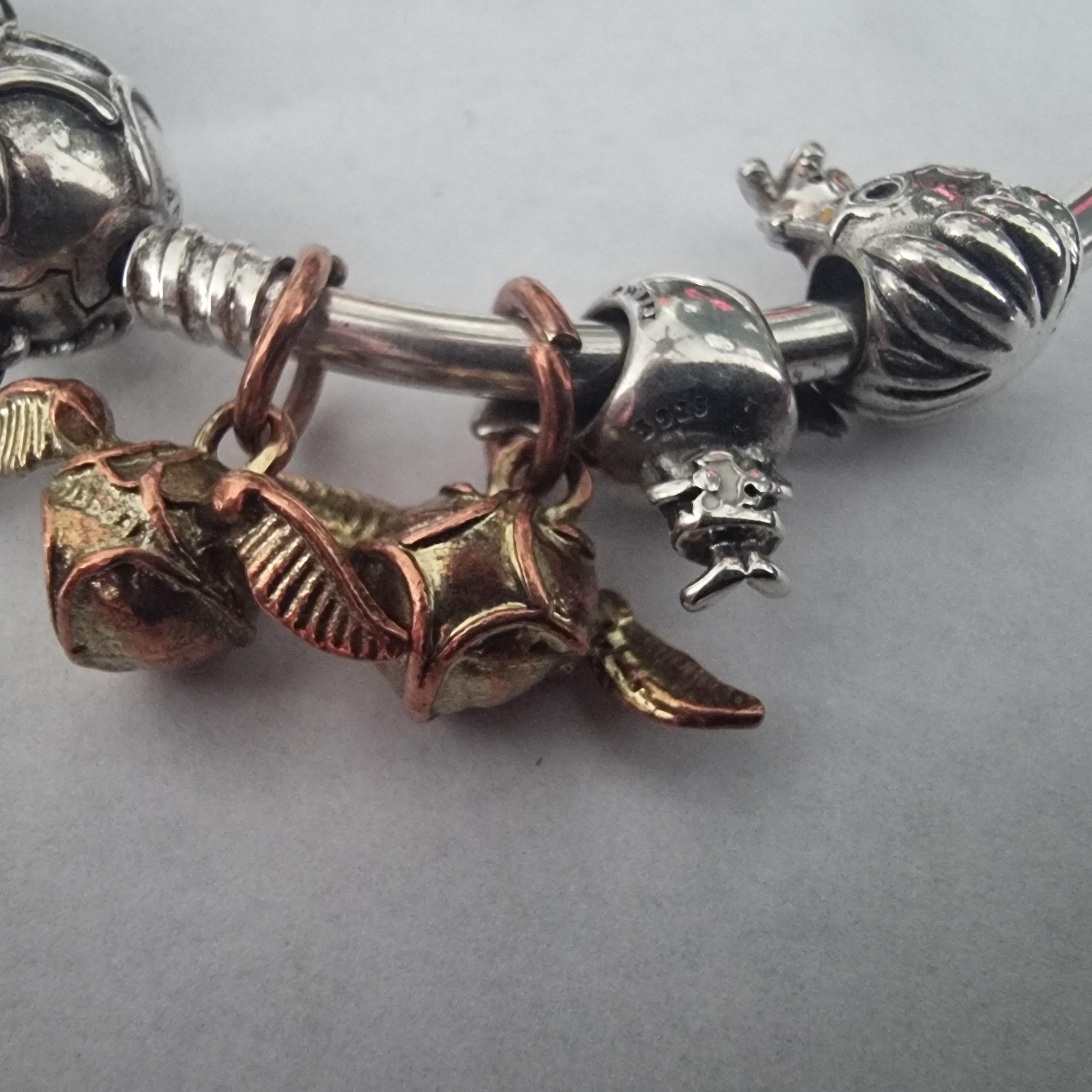 Pandora armbanden Harry Potter Kerst veel bedels maat 21 Pandora armbanden Harry Potter Kerst veel bedels maat 21