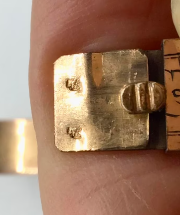 Antieke armband Art Deco armband, gegraveerd met bloemen