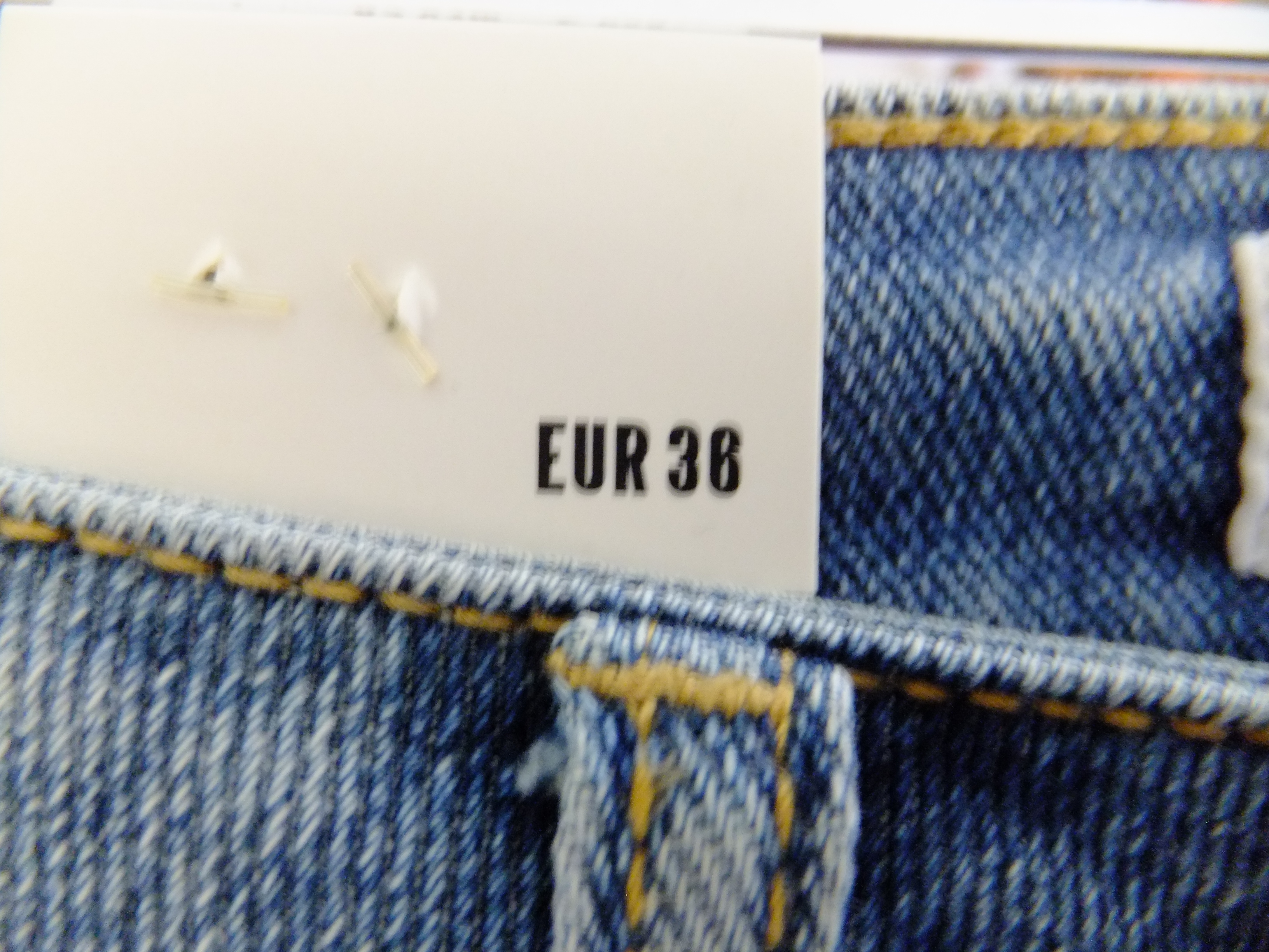 Dames spijker broek