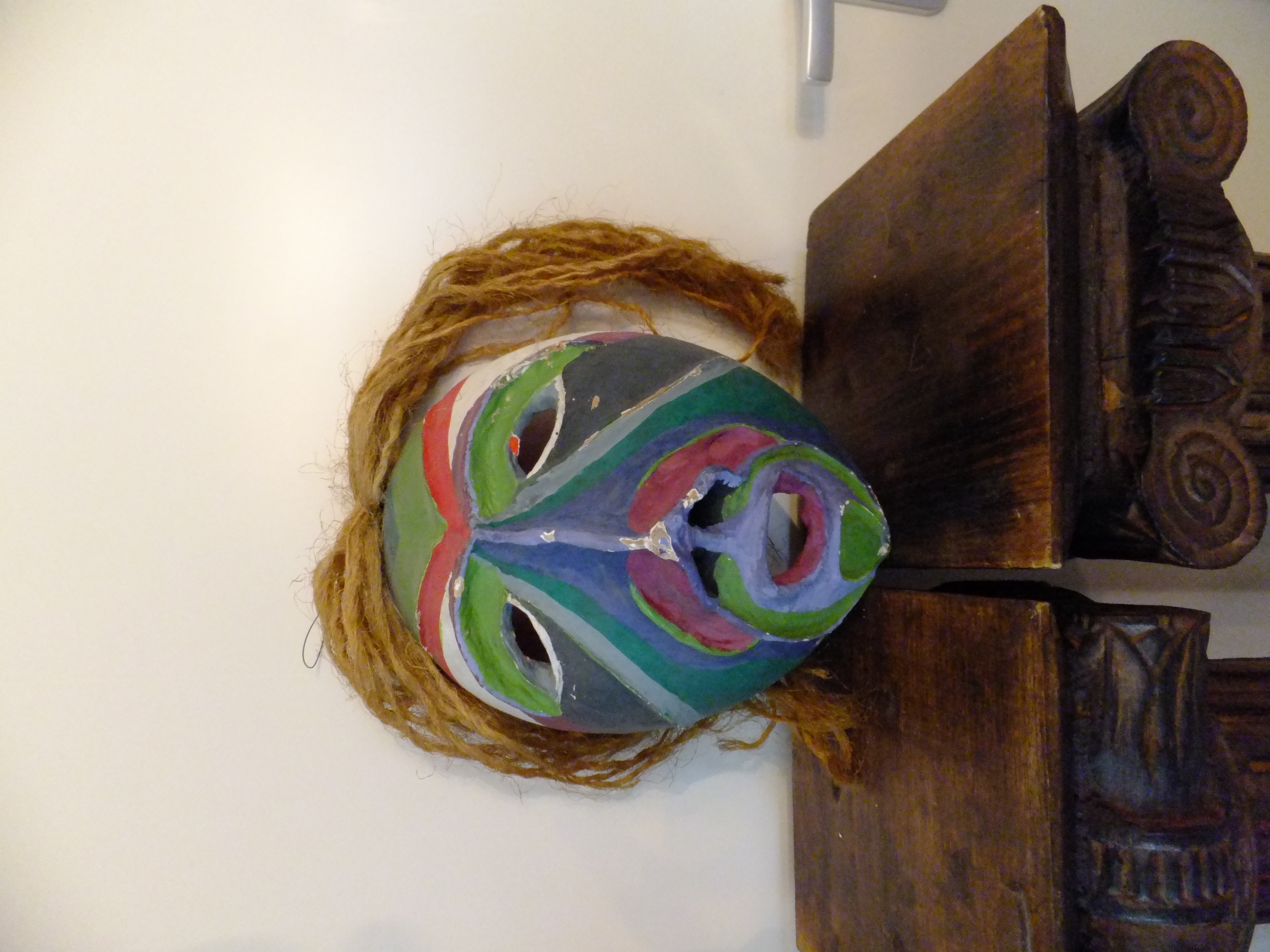Afrikaans Houten Masker