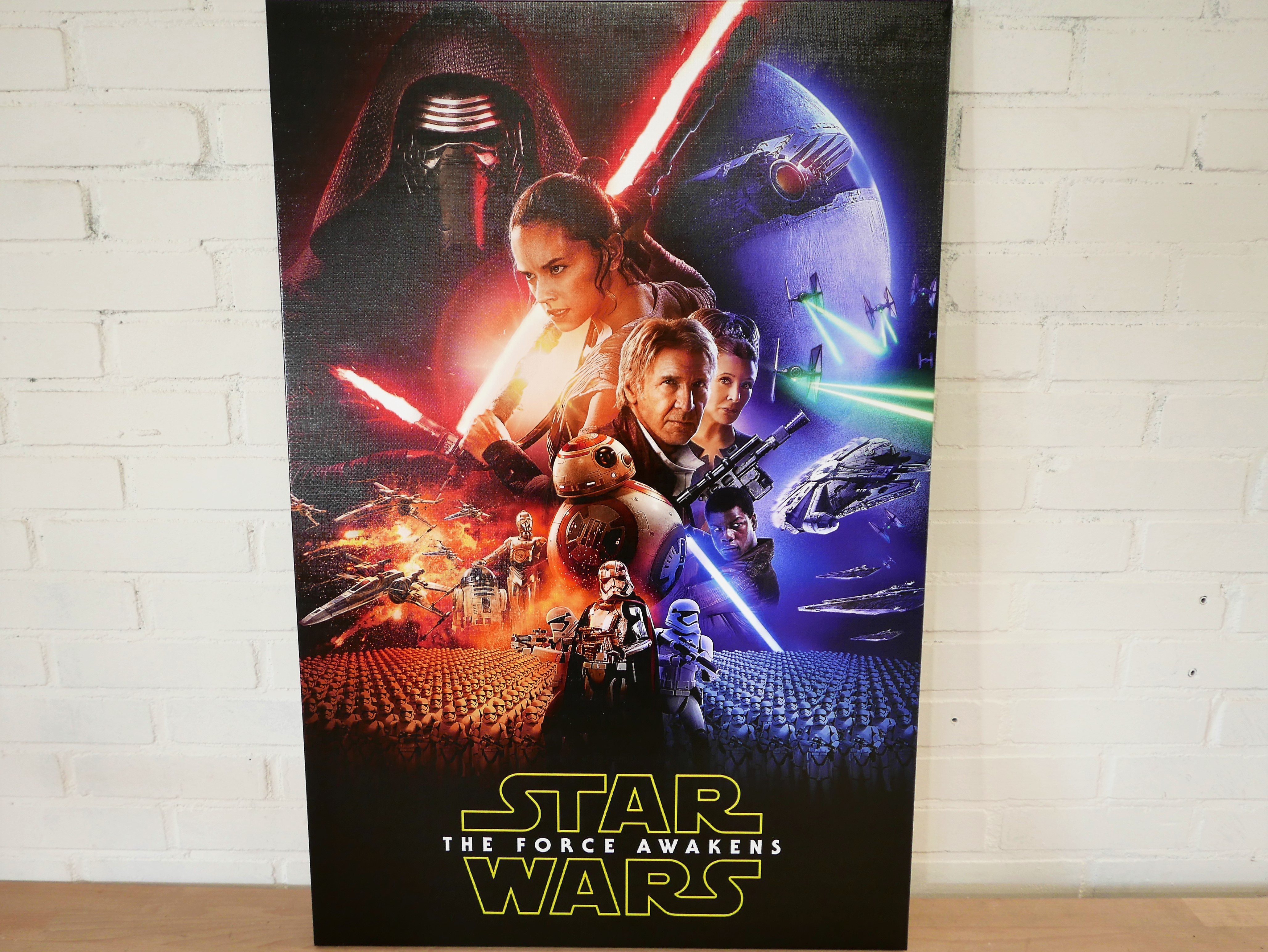Canvas Star Wars: The Force Awakens 60x90 cm  (Adviesprijs €89,-)