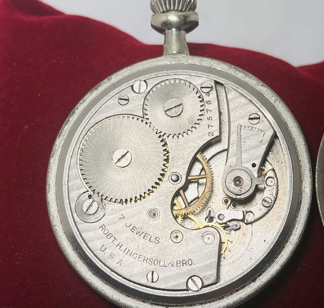 Antiek zakhorloge - Ingersoll Reliance