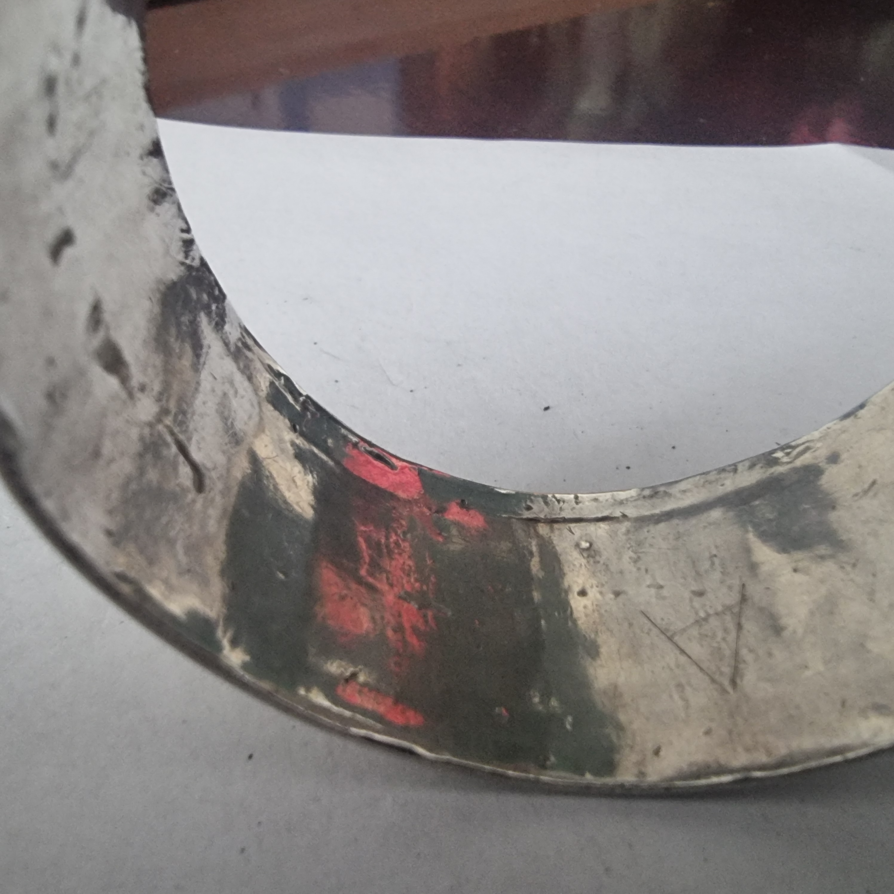 Vintage Berber Marokko armband echt zilver rijk bewerkt.
