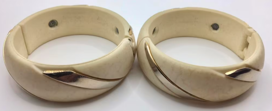 Vintage groot lot armbanden Lucite Celluloid kristallen 6 st Vintage groot lot armbanden Lucite Celluloid kristallen 6 st