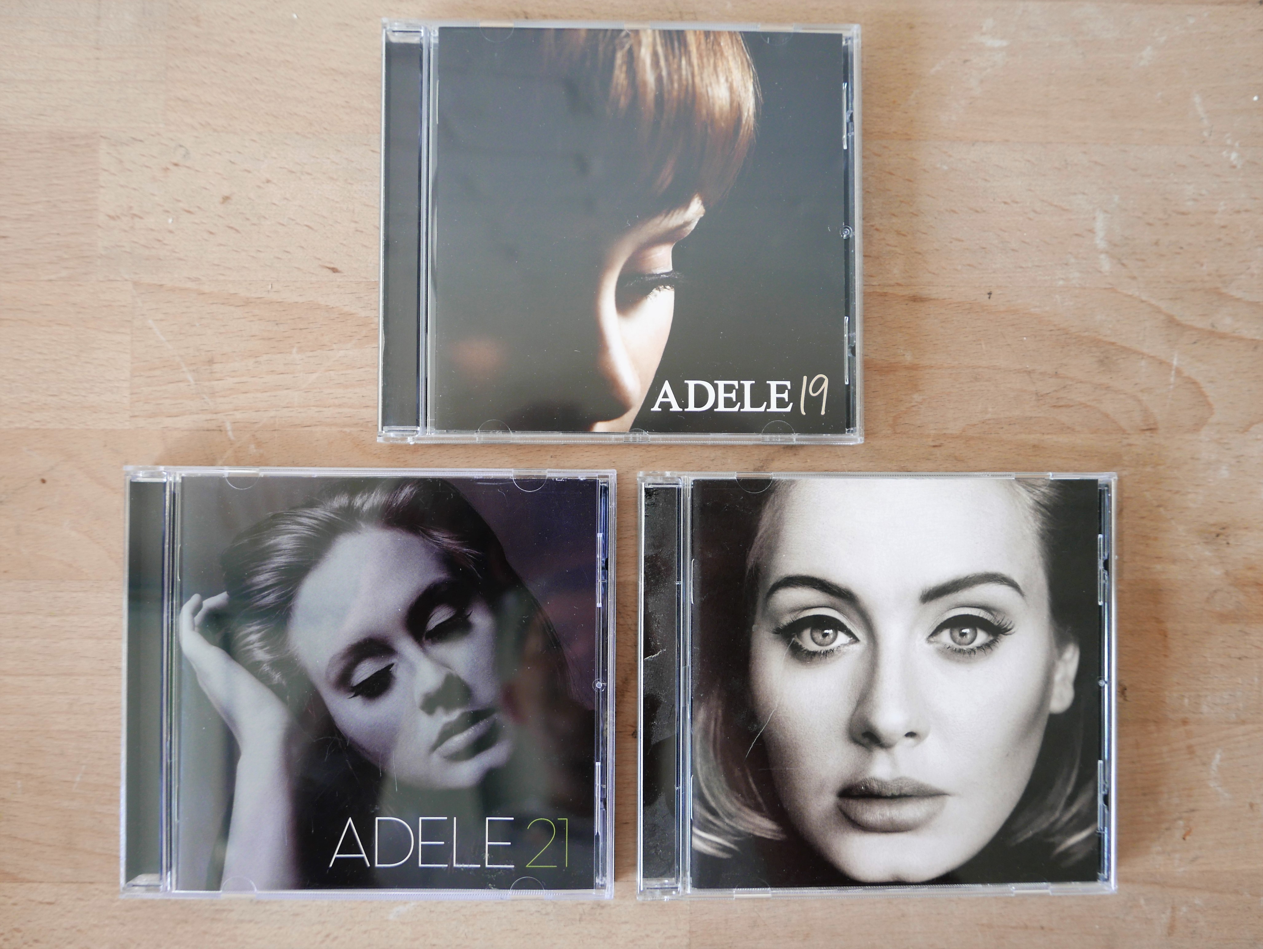 3 CD's van Adele 