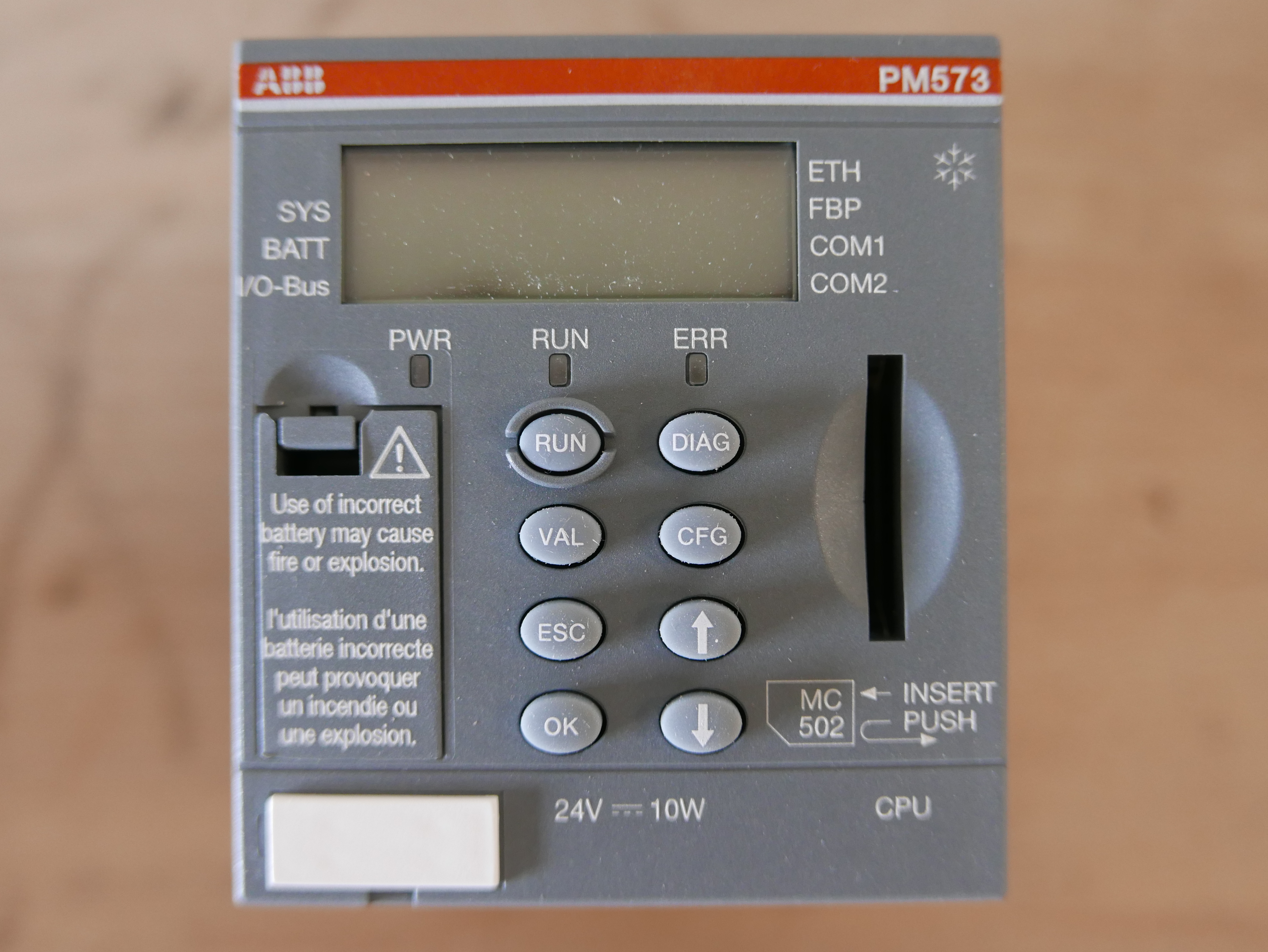 ABB programmeerbare controle unit PM 573