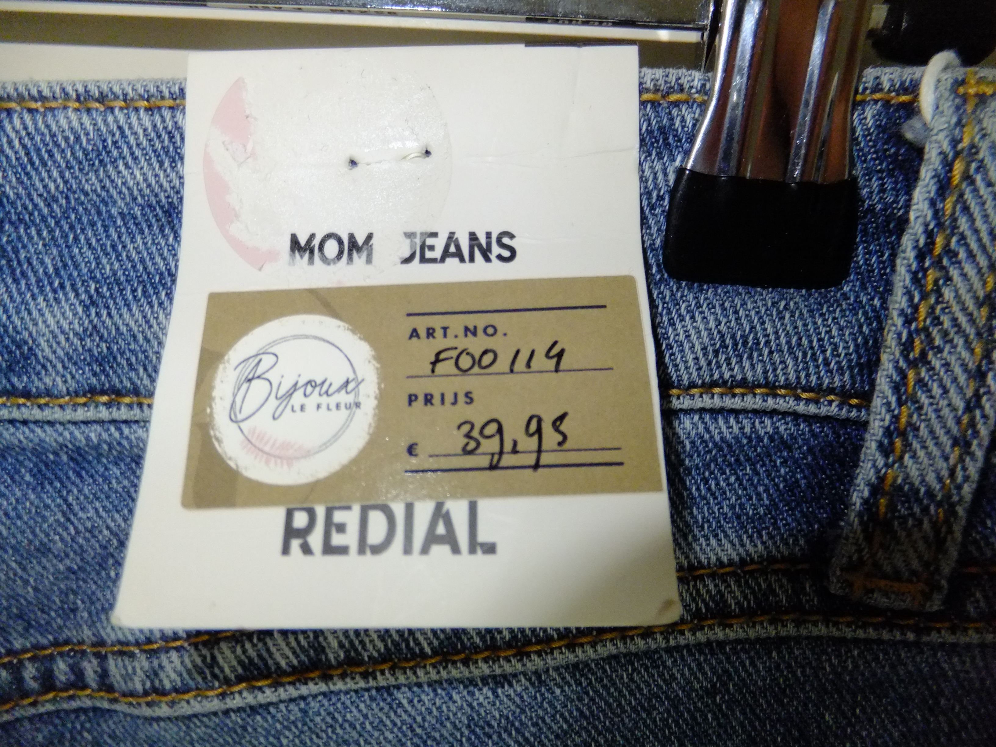Dames spijker broek