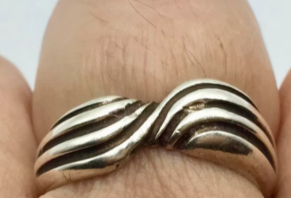 Vintage ring zilver knoop ring Keltische ring zilver Vintage ring zilver knoop ring Keltische ring zilver