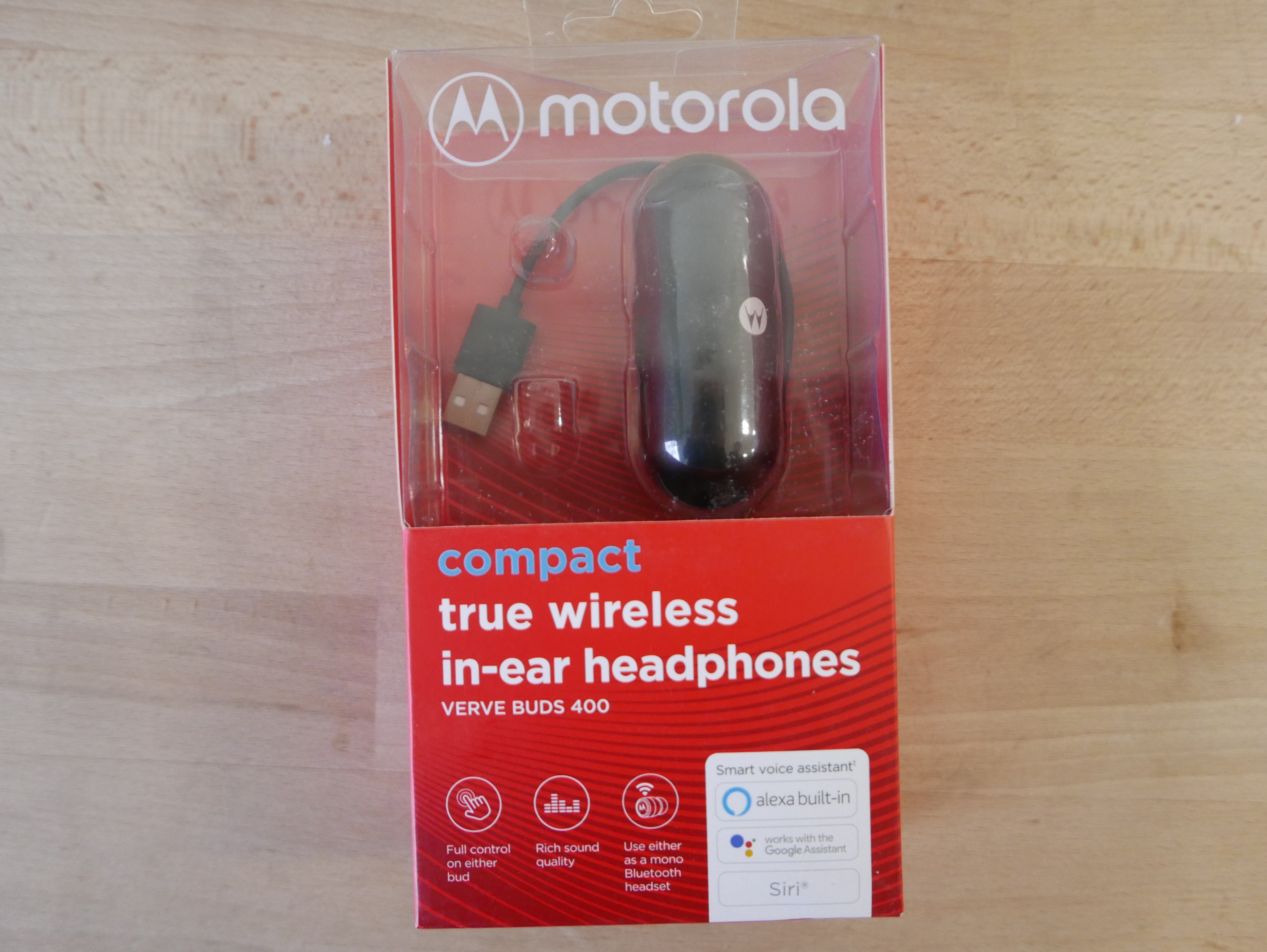 Motorola draadloze ear-buds Verve 400