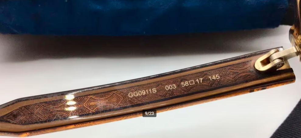 Gucci zonnebril origineel bruin model GG0911S 003 