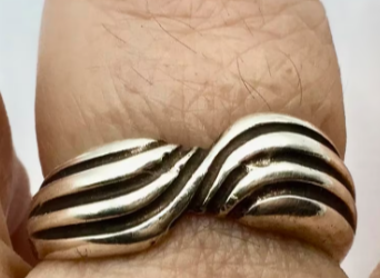 Vintage ring zilver knoop ring Keltische ring zilver Vintage ring zilver knoop ring Keltische ring zilver