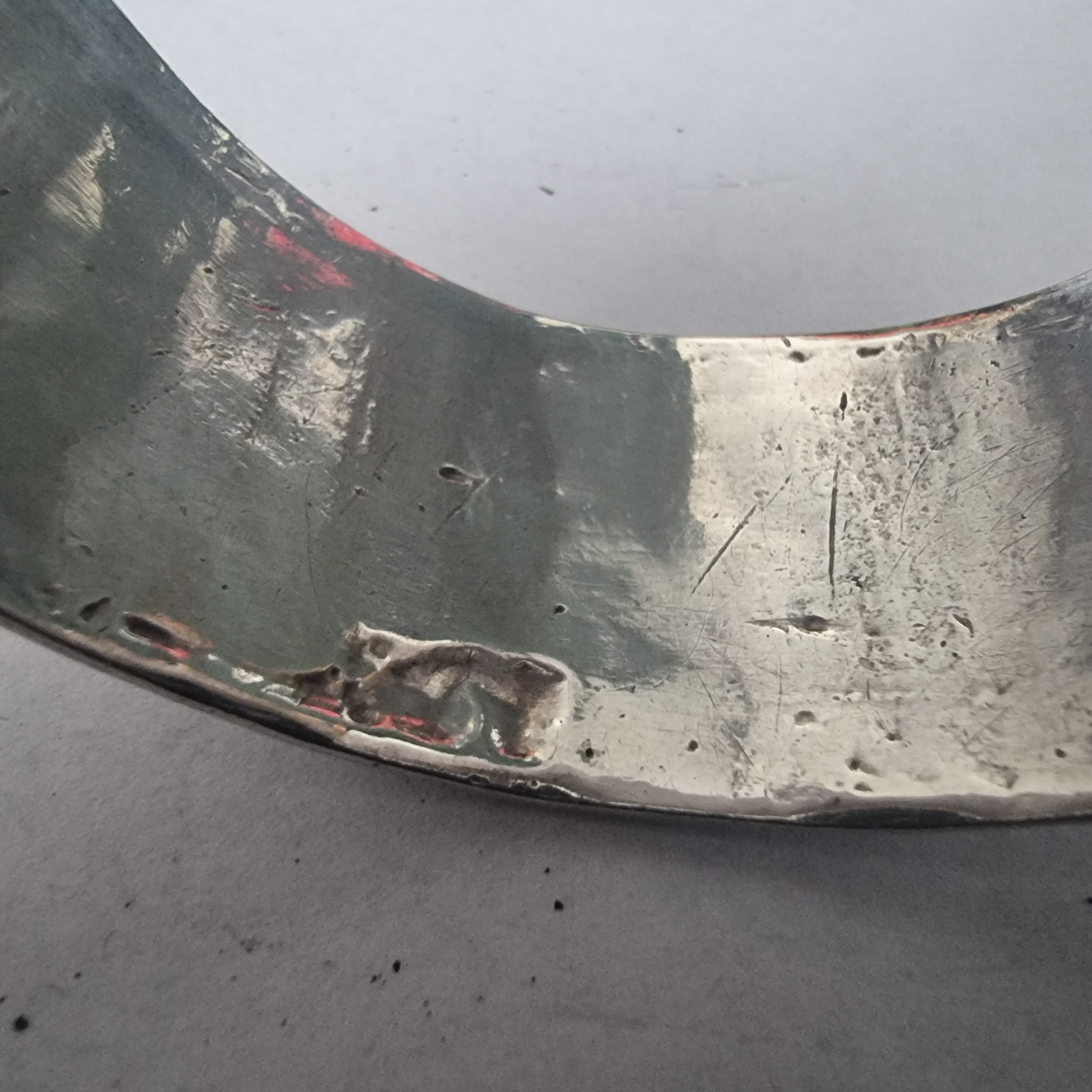 Vintage Berber Marokko armband echt zilver rijk bewerkt.