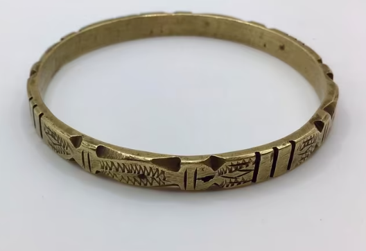 Vintage Tuareg armband koper brons bewerkt Touareg armband
