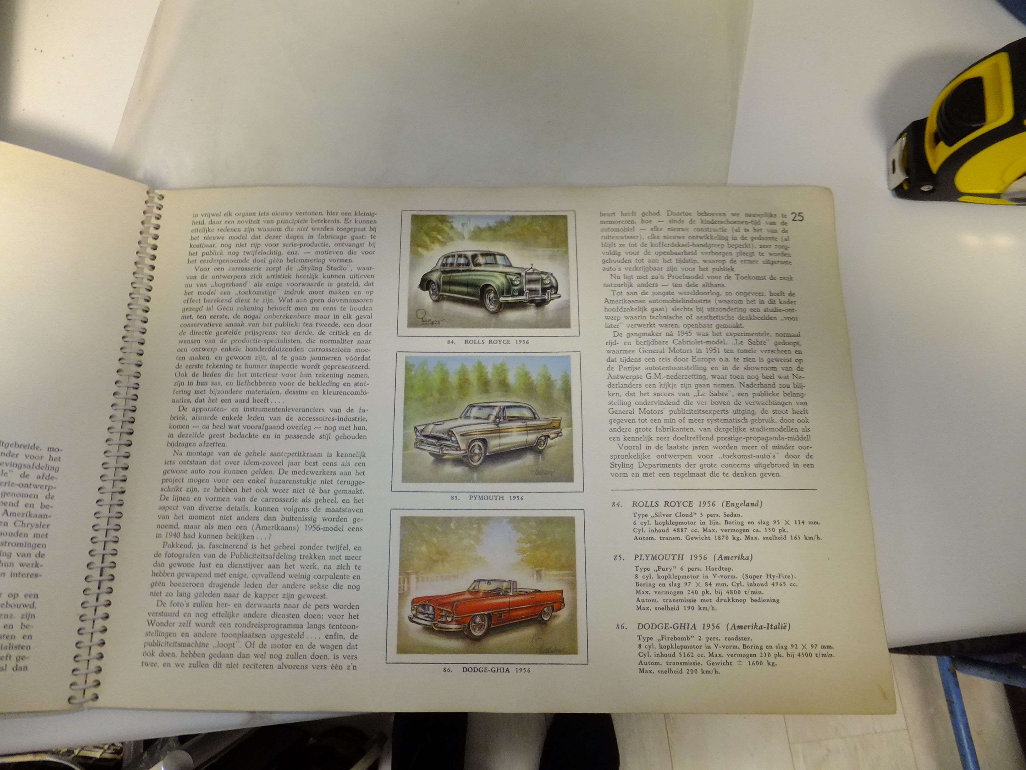 Zeldzame complete set – 4 plaatjesalbums "Geschiedenis van de Automobiel" – ca. 1940-1950