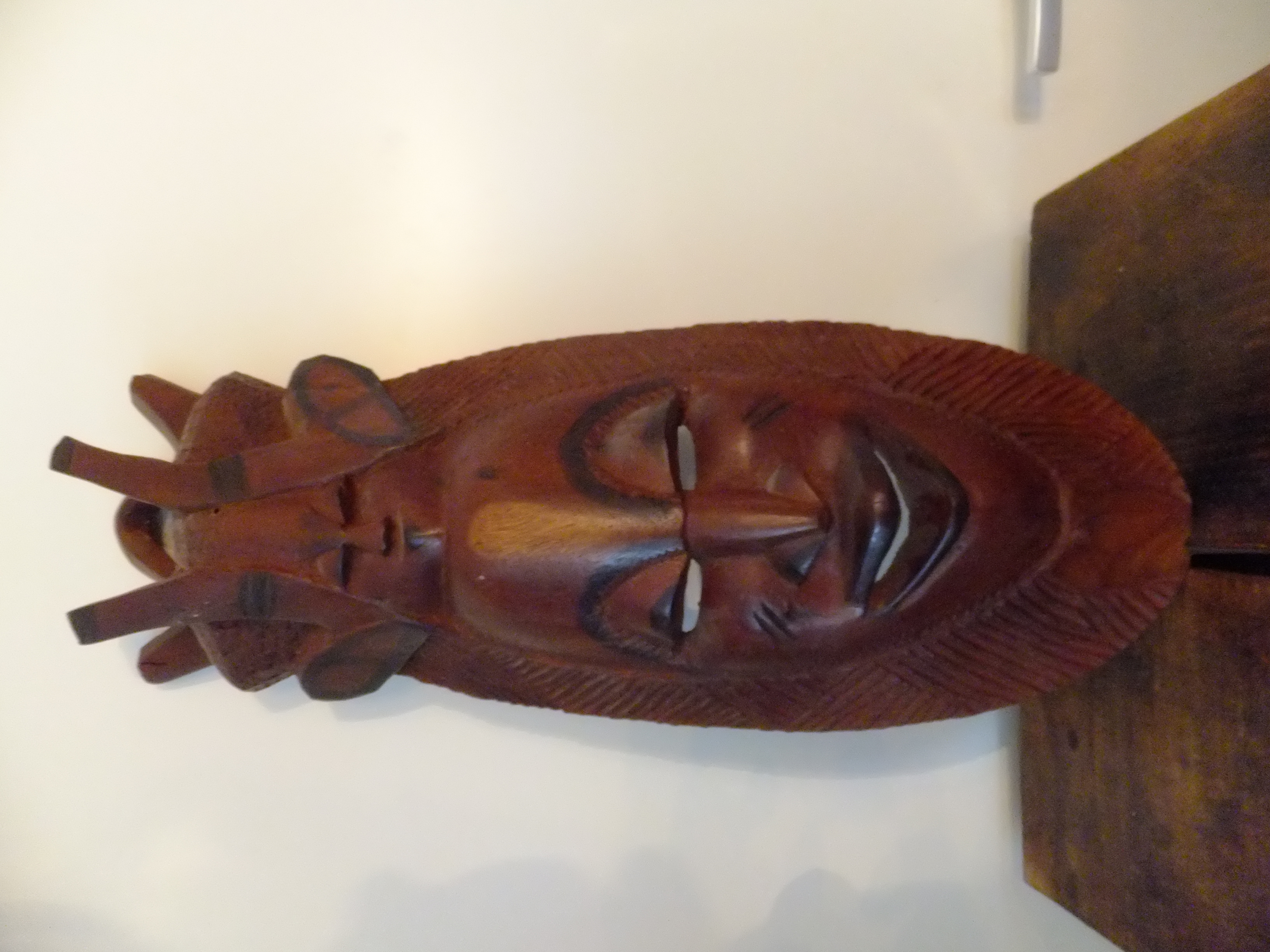 Tibetaans of Nepalese houten Masker