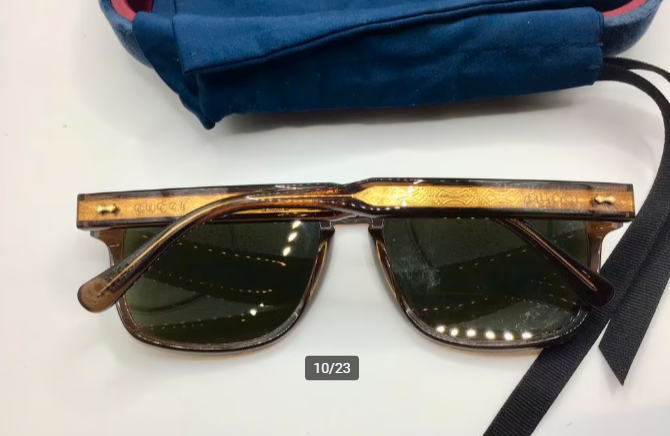Gucci zonnebril origineel bruin model GG0911S 003 