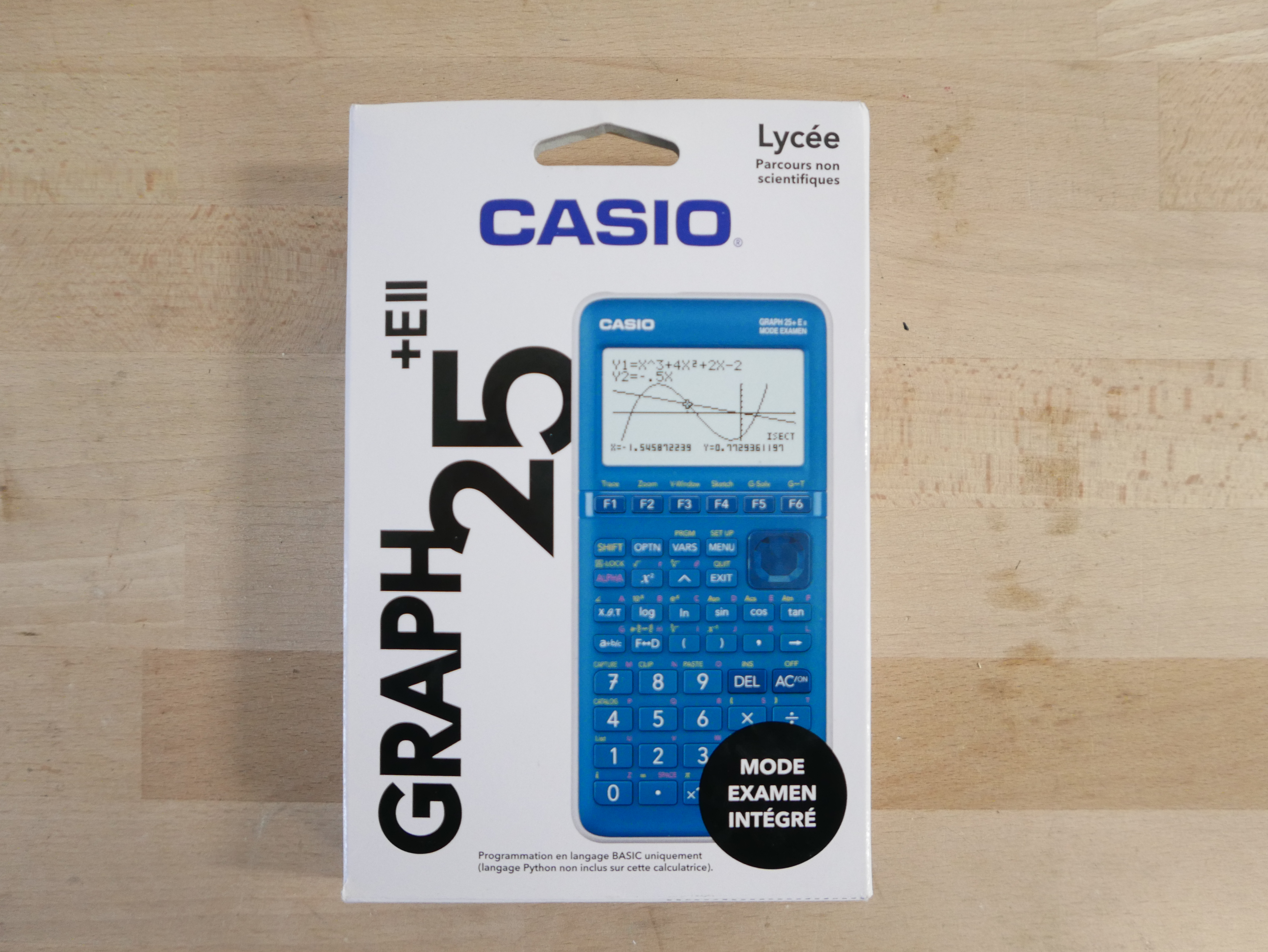Casio grafische  rekenmachine 25+ EII