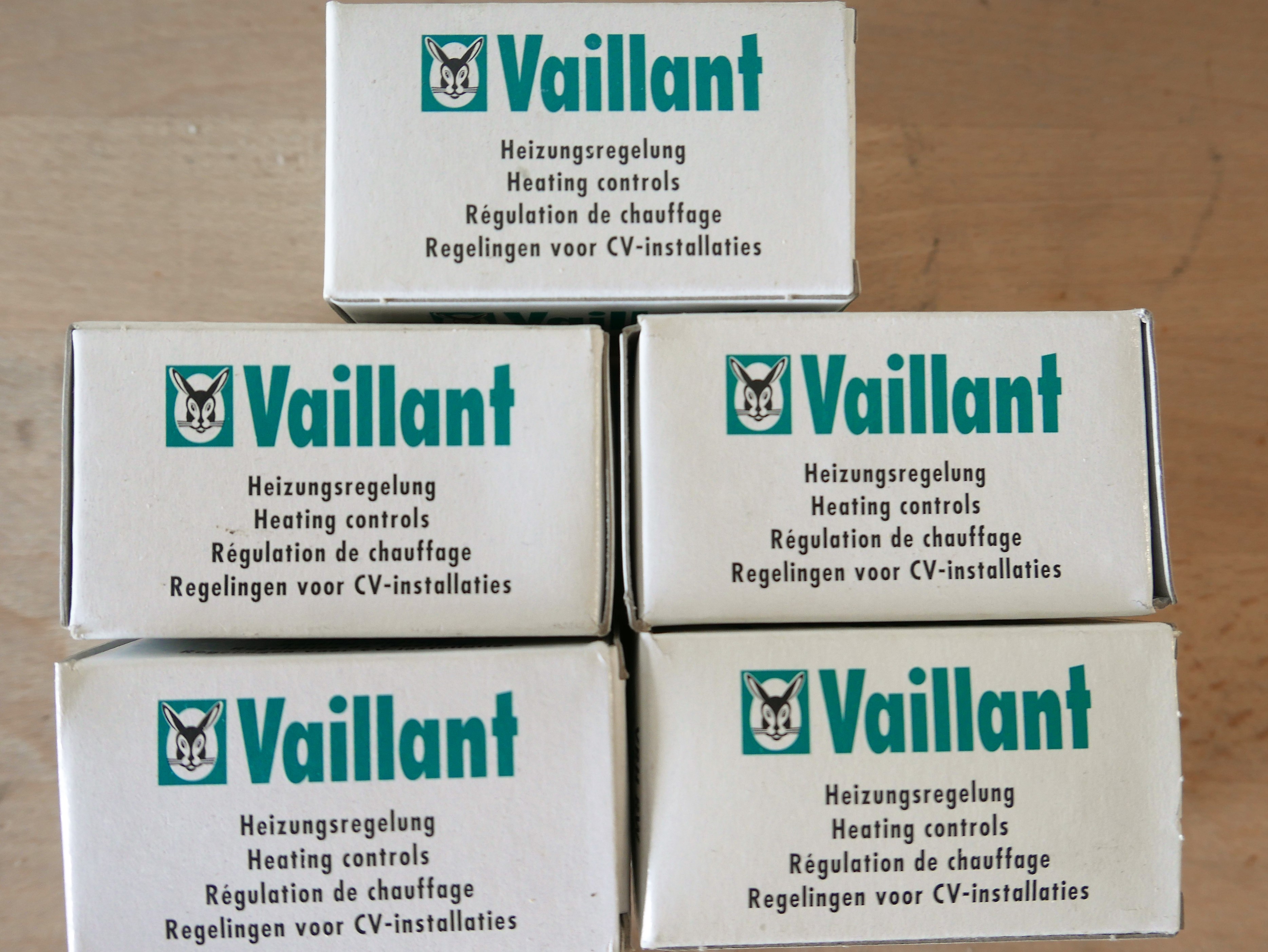 5x Vaillant kop voor thermostatische radiatorkraan-wasvoeler   