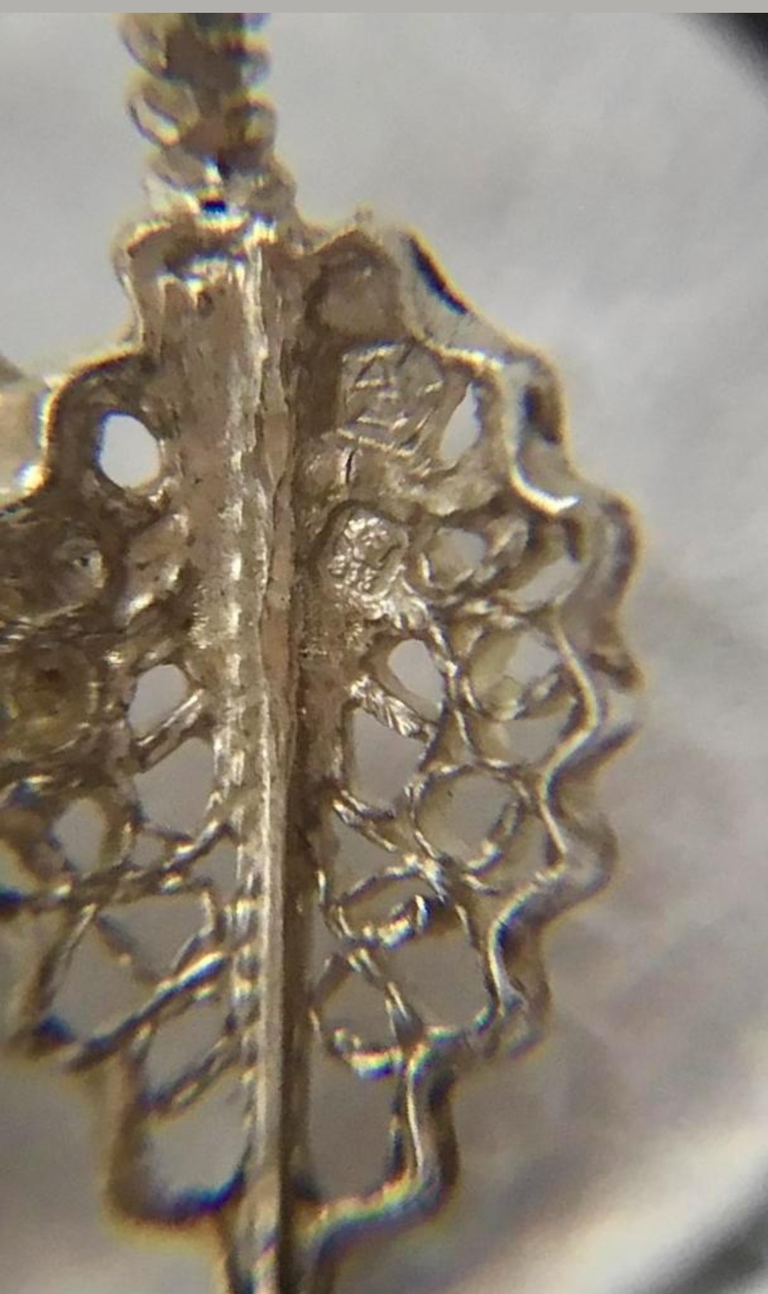Vintage broche filigrein bloem zilver gemerkt antieke broche Vintage broche filigrein bloem zilver gemerkt antieke broche