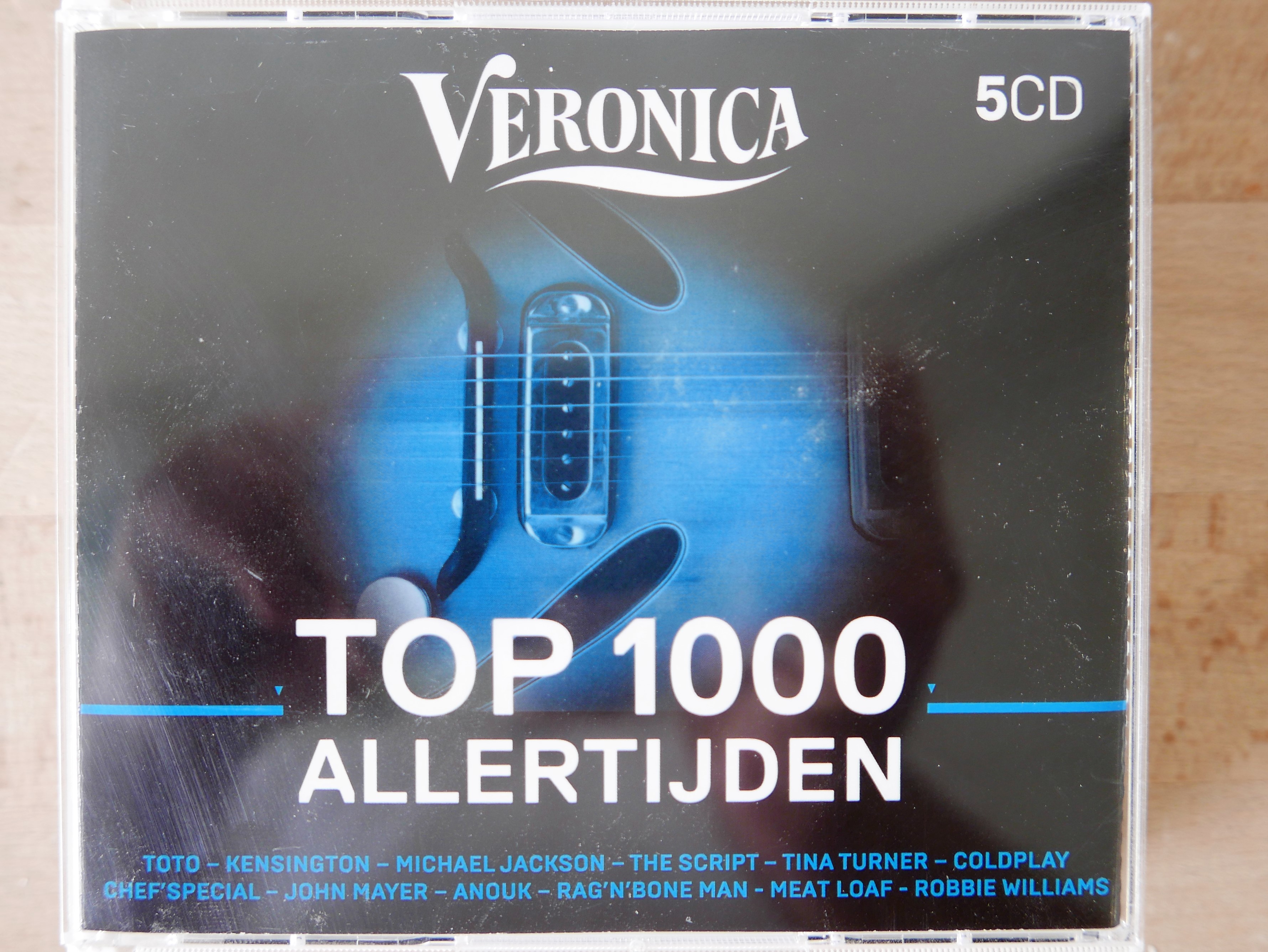 5 CD-box Veronica top 1000