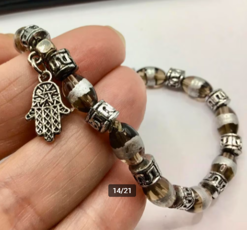 Vintage lotje sieraden Marokkaans 3 armbanden 2 oorbellen Vintage lotje sieraden Marokkaans 3 armbanden 2 oorbellen