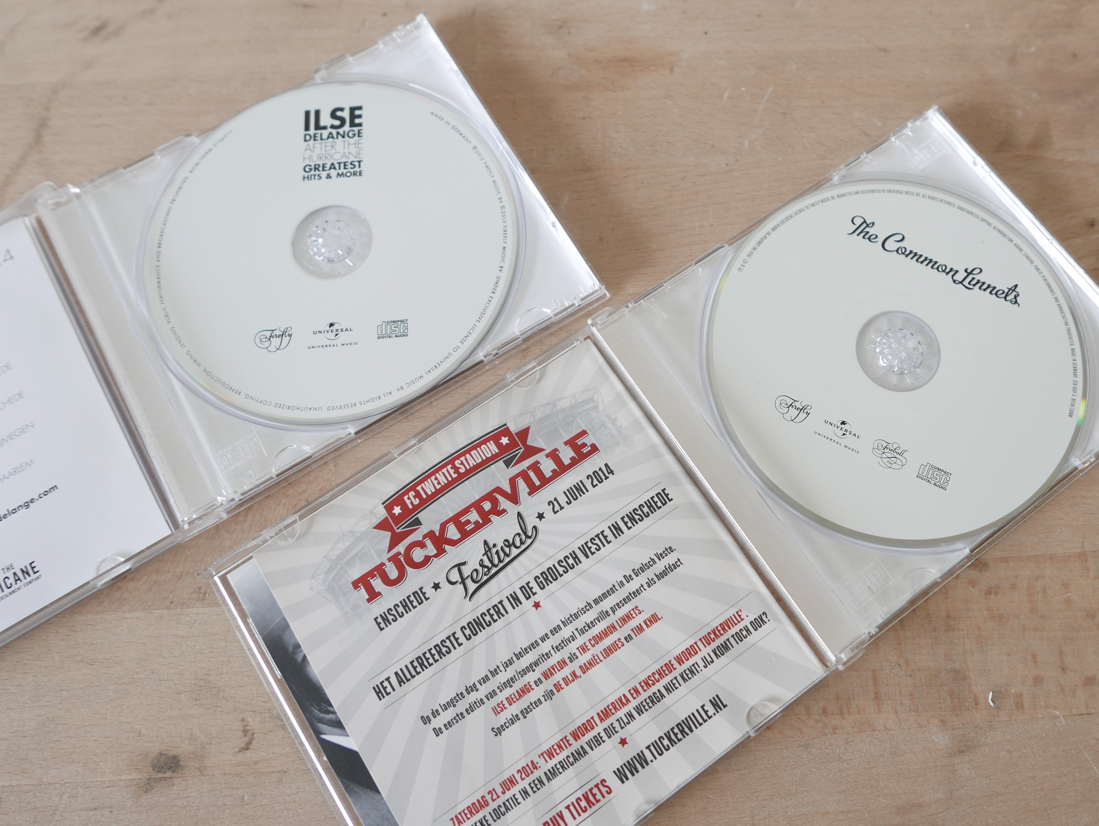 2 CD's van Ilse de Lange en The Common Linnets