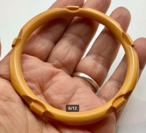 Art Deco armband Bakeliet Butterscotch armband Frankrijk Art Deco armband Bakeliet Butterscotch armband Frankrijk