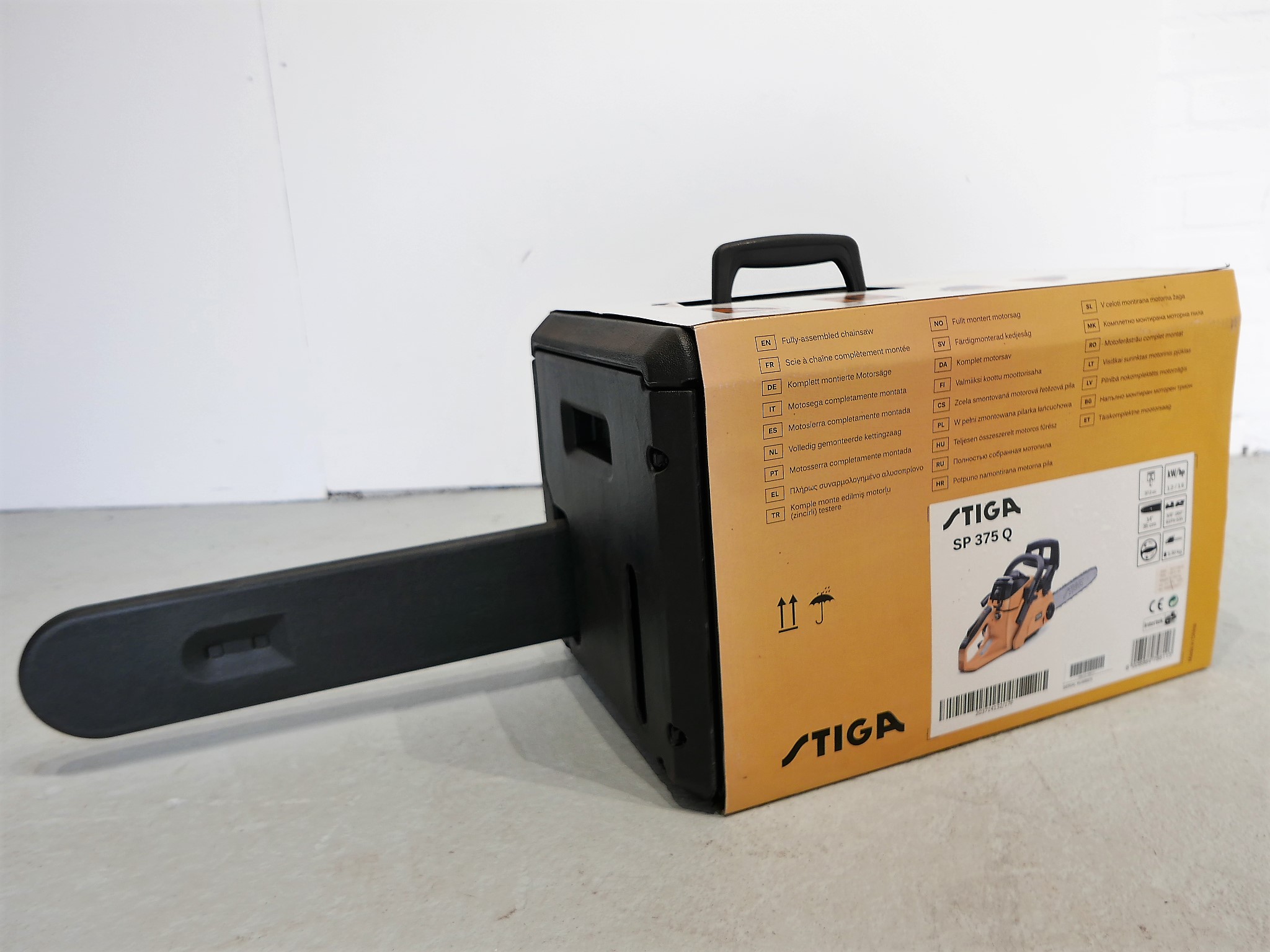 Stiga benzine kettingzaag 37,2 cc compleet in box 