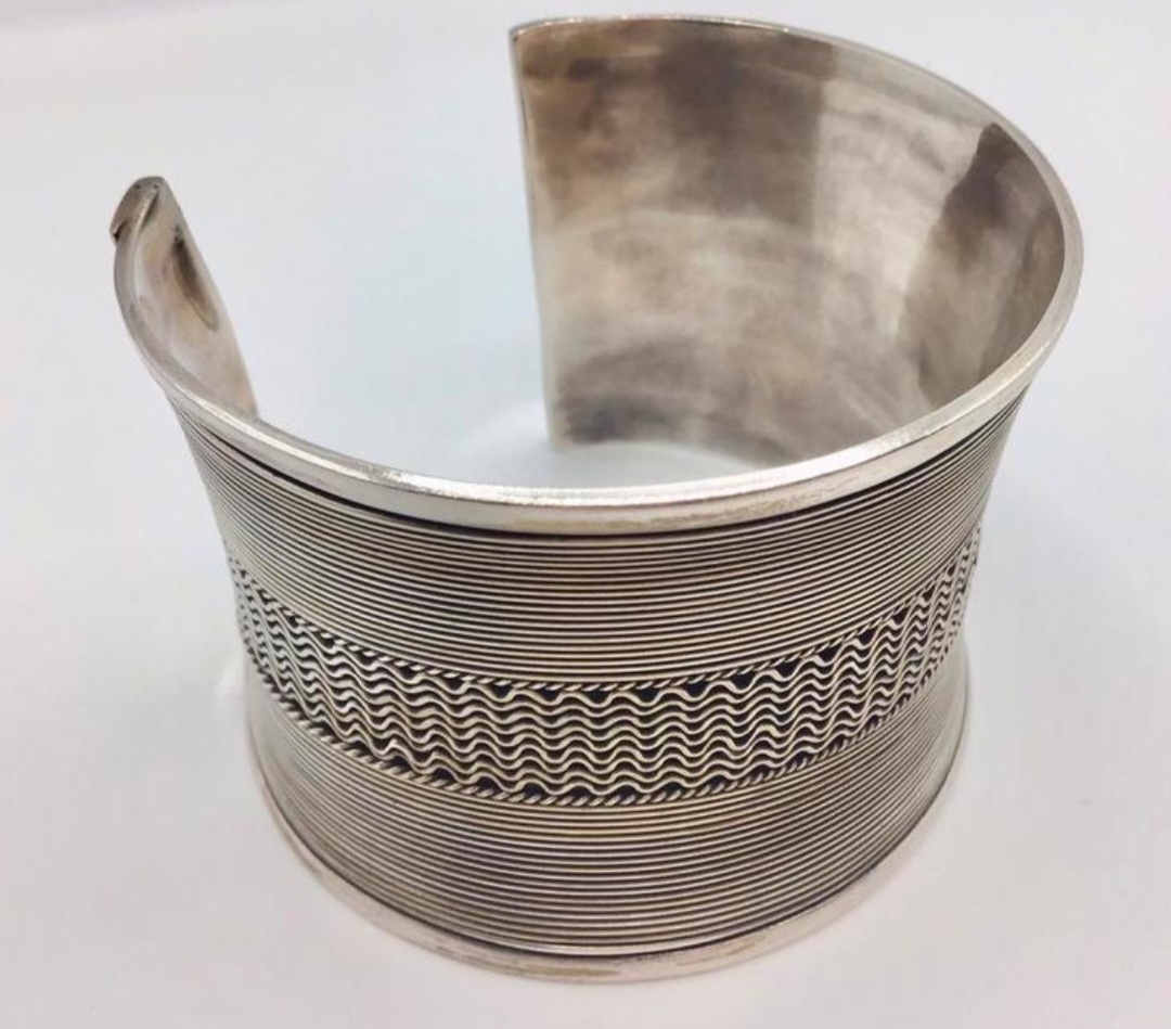 Verstelbare zilveren armband