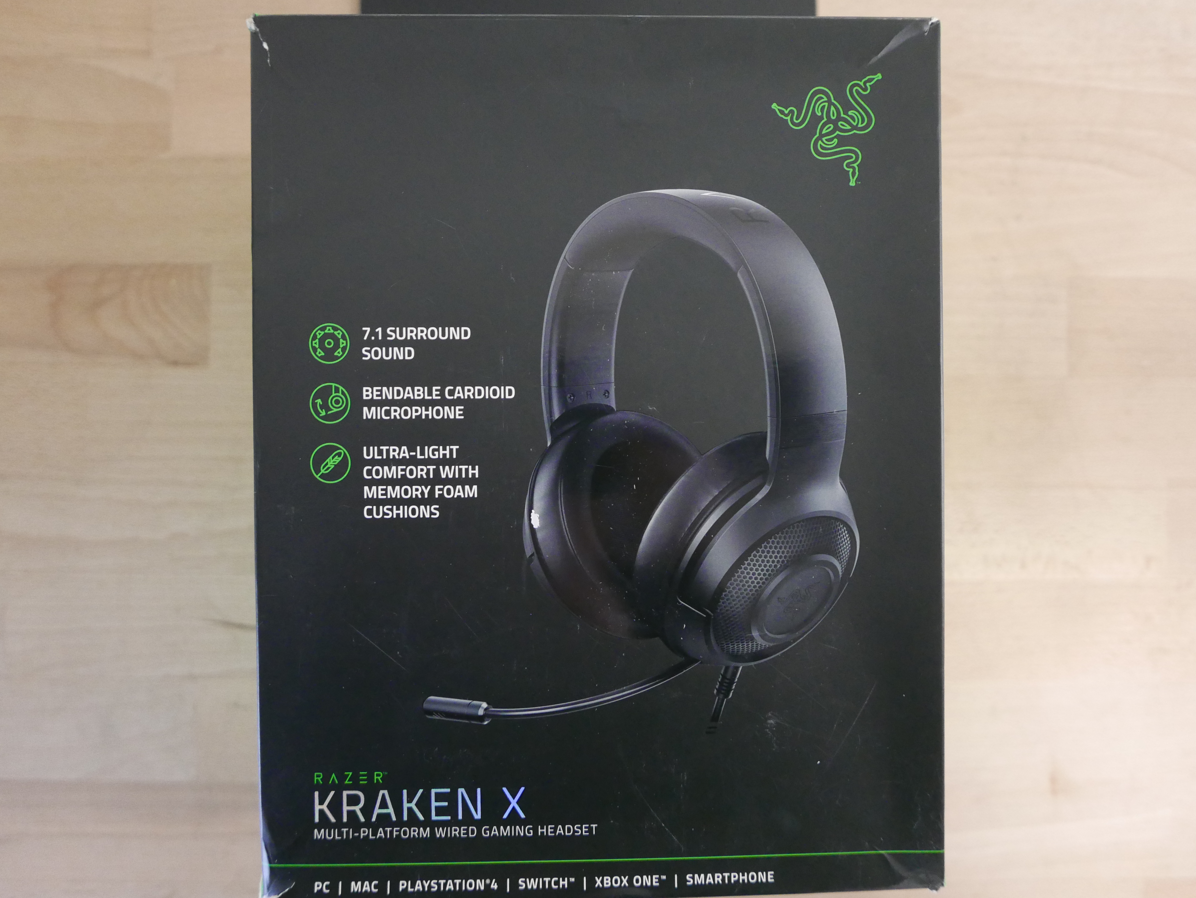 Razer gaming headset Kraken X 