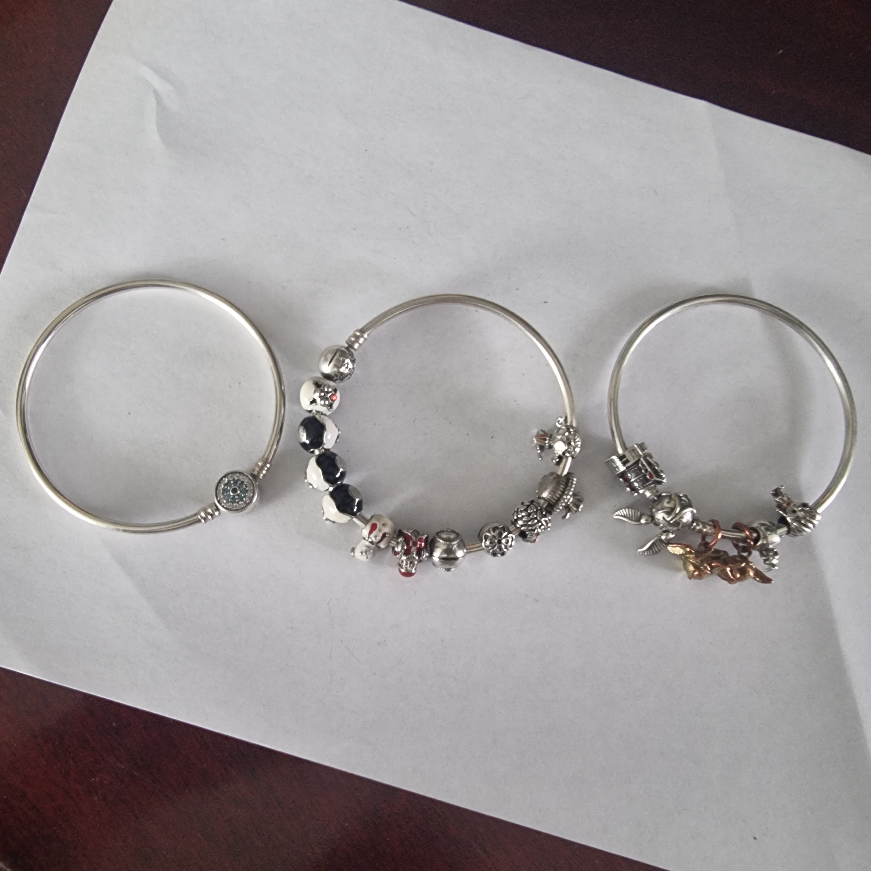 Pandora armbanden Harry Potter Kerst veel bedels maat 21 Pandora armbanden Harry Potter Kerst veel bedels maat 21