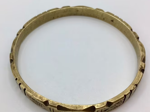 Vintage Tuareg armband koper brons bewerkt Touareg armband