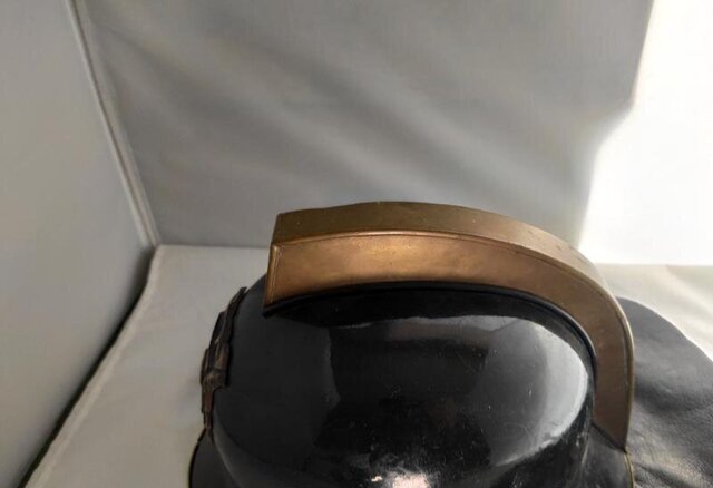 Oude brandweerhelm Oude brandweerhelm