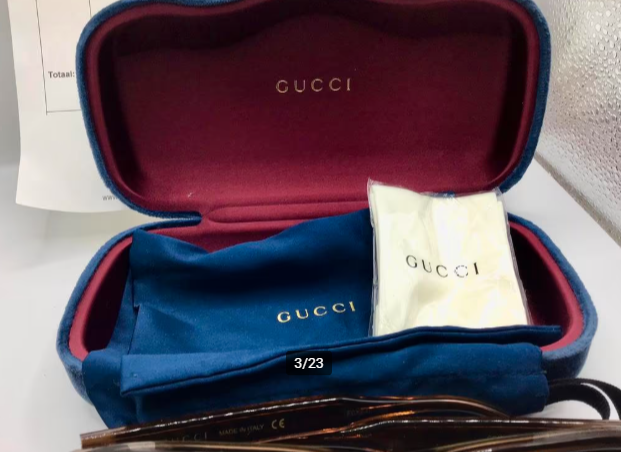 Gucci zonnebril origineel bruin model GG0911S 003 