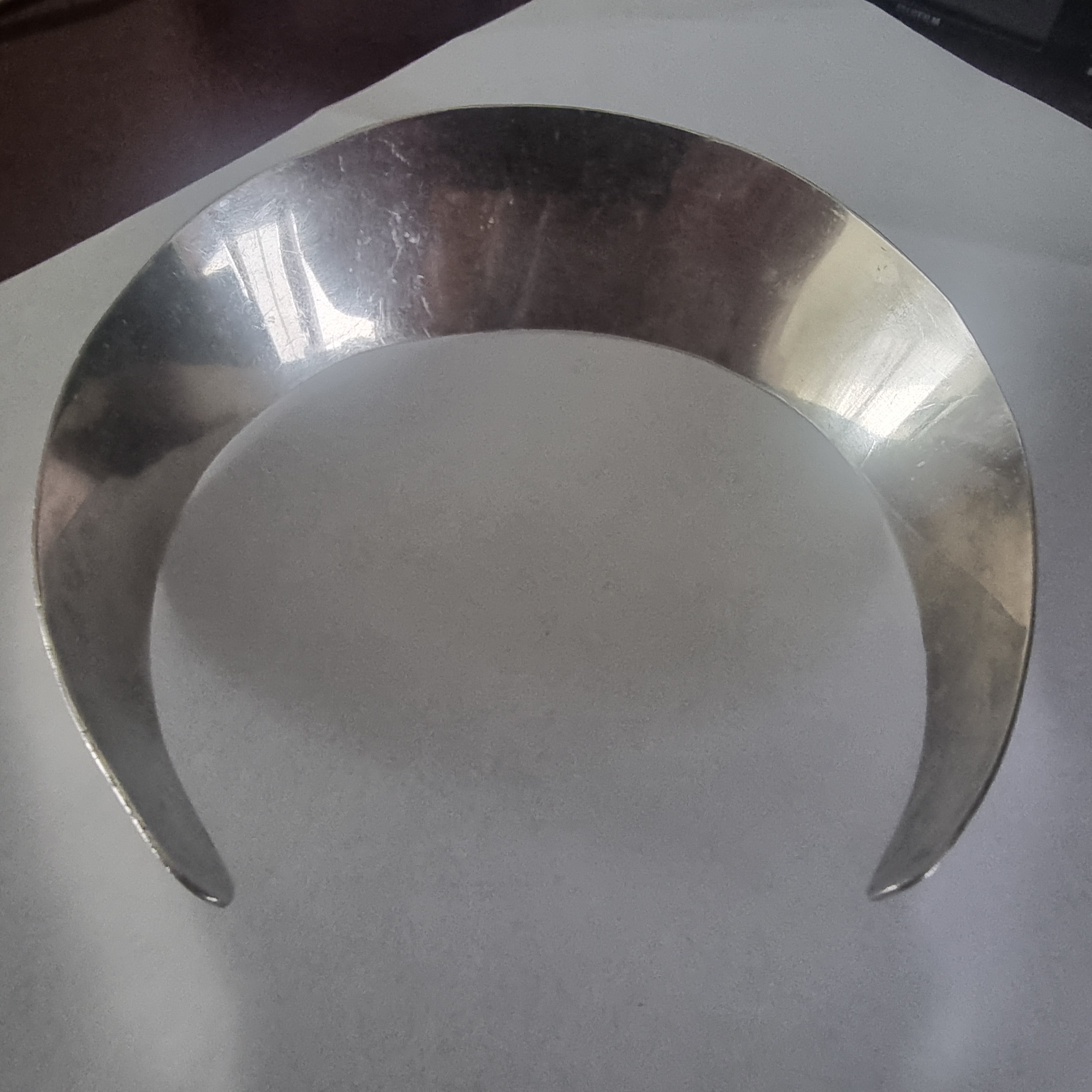 Zilver plate Torque halsband Zilver plate Torque halsband