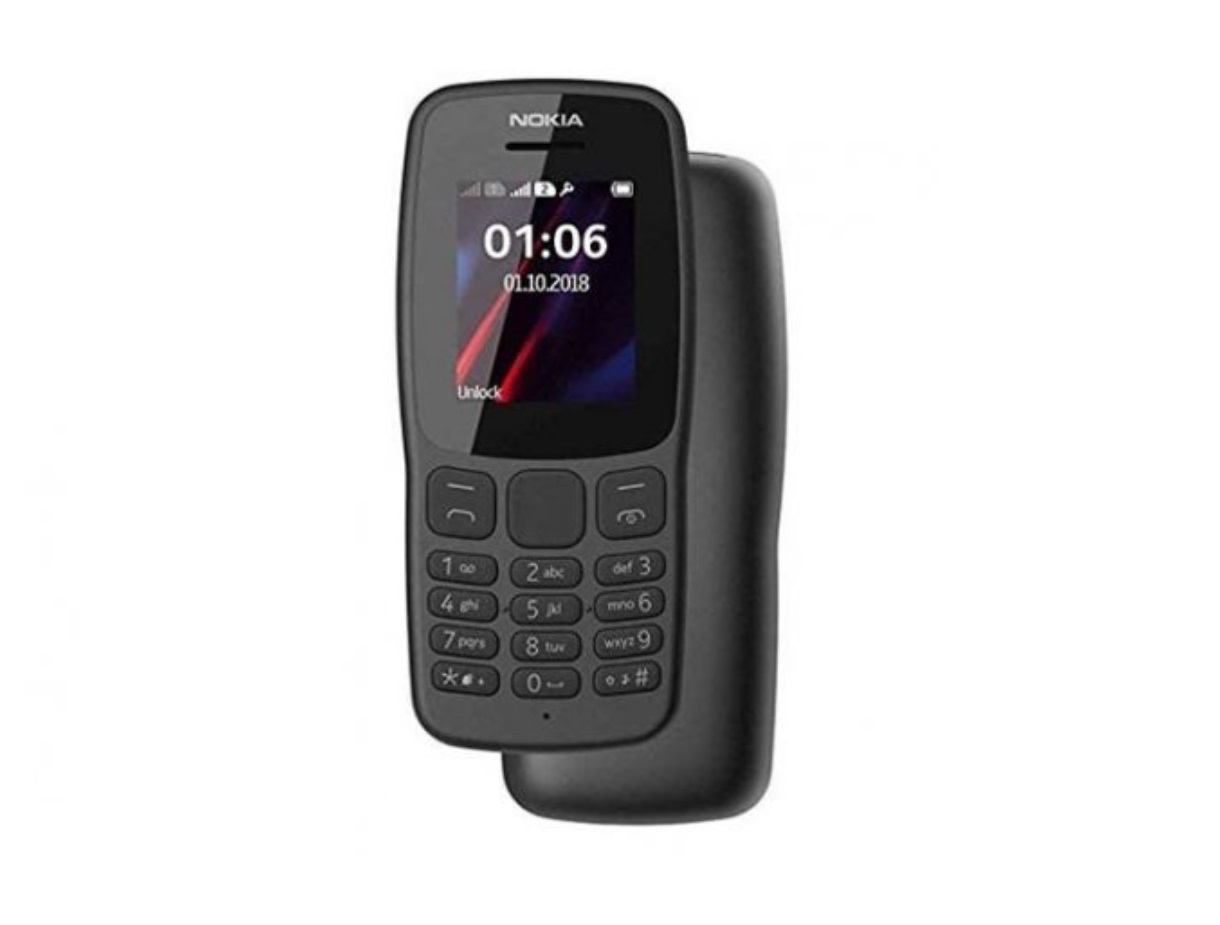 Nokia 106 Dual Sim zwart