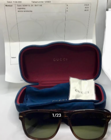 Gucci zonnebril origineel bruin model GG0911S 003 
