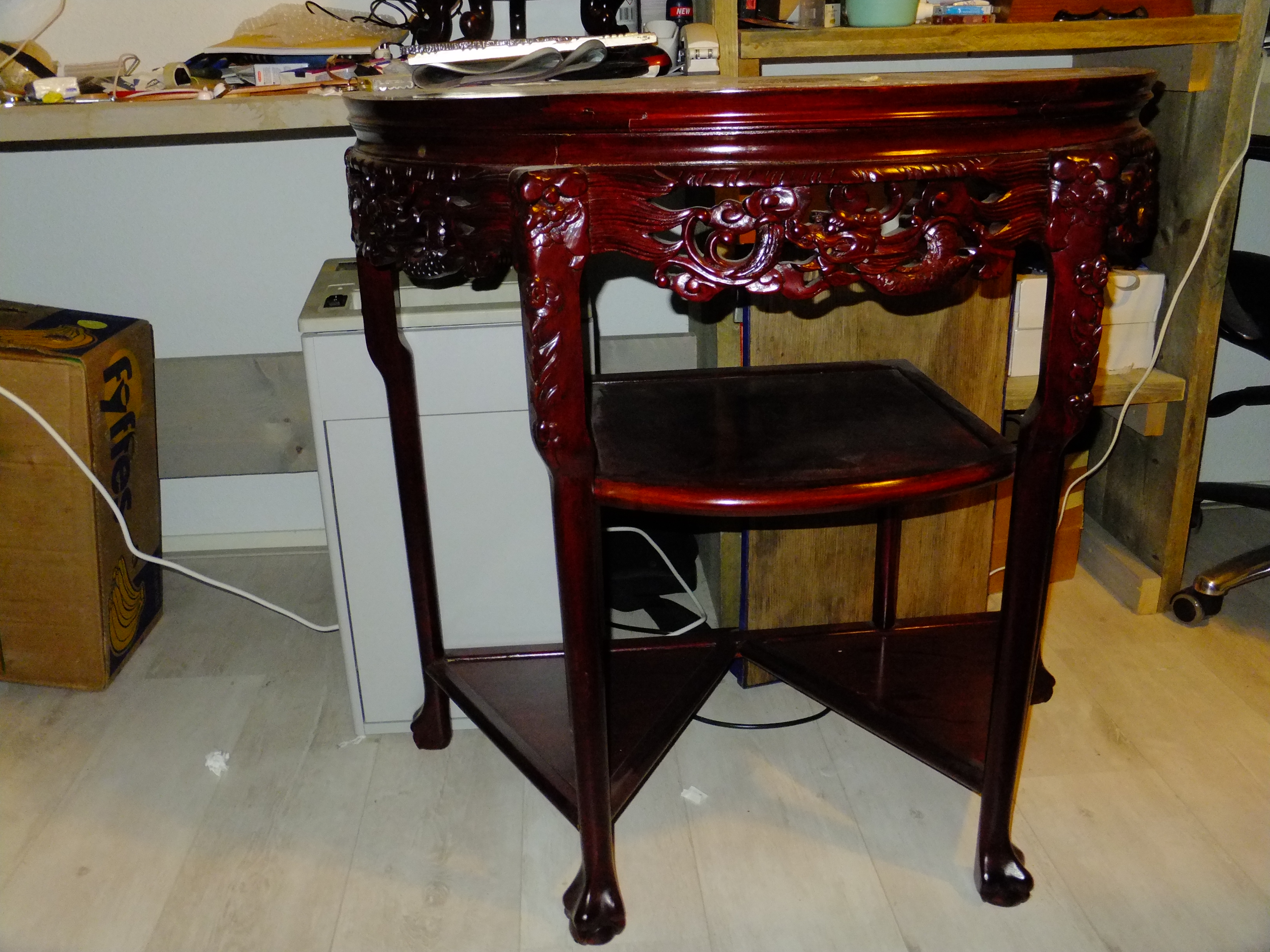 Sidetable met marmer blad
